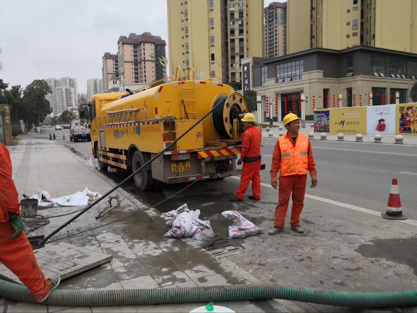 和龙排污管道清淤-管道清洗
